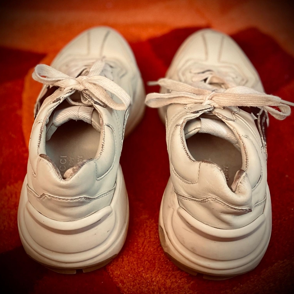 Gucci Disney Mickey Mouse Sneakers.Women’s 6.5US,(37 Europe).Offwhite. Authentic - Picture 6 of 6